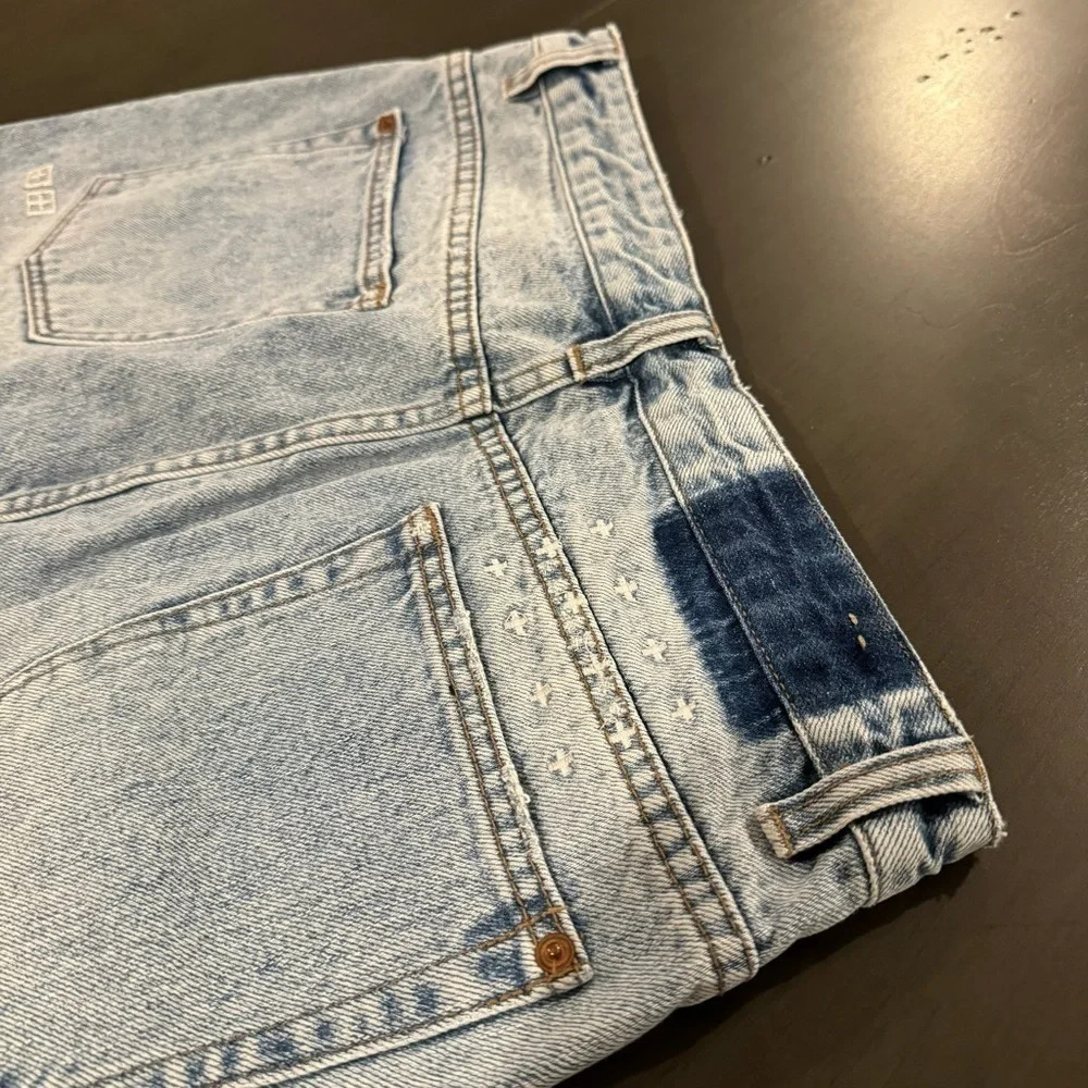 Ksubi Mini Moss Distressed Denim Skirt - Picture 11 of 13